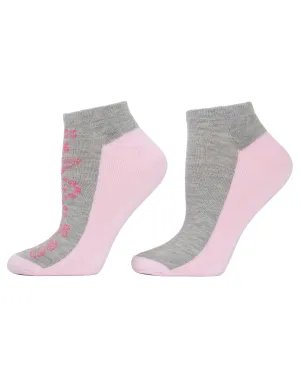 4 Pack Natori Butterfly Cushioned No-Show Socks