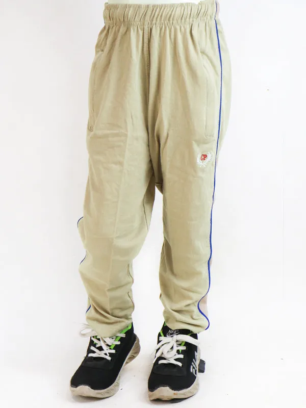 9Yrs - 14Yrs Fawn Jersey Trouser For Boys LF BT23