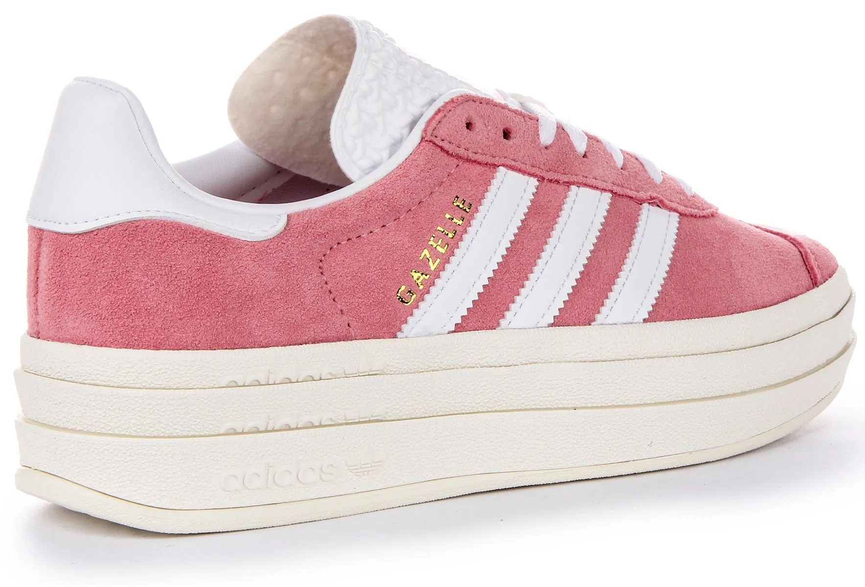 Adidas Gazelle Bold W In Pink White For Women