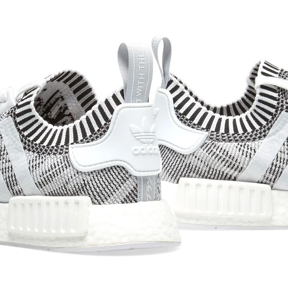 adidas NMD_R1 Primeknit Glitch Camo White-Black