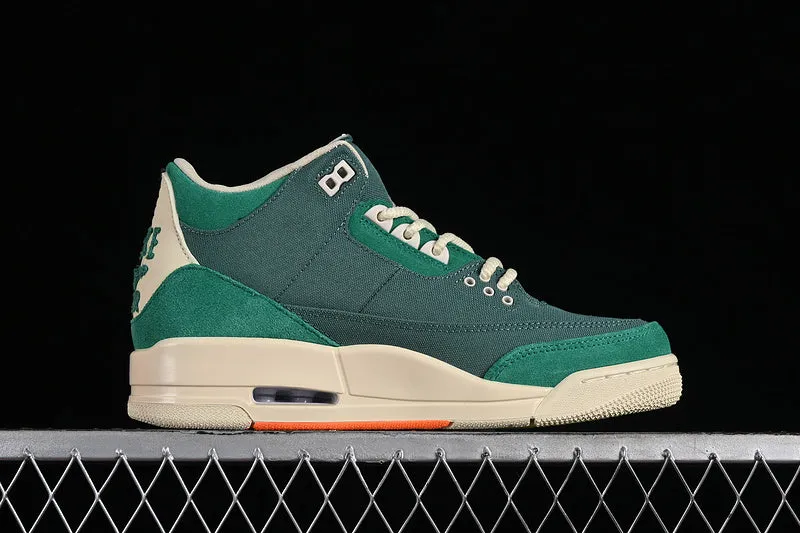 AIR JORDAN 3 RETRO BICOASTAL/BLACK/MALACHITE/FOSSIL