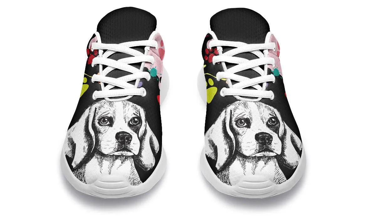 Artsy Beagle Sneakers