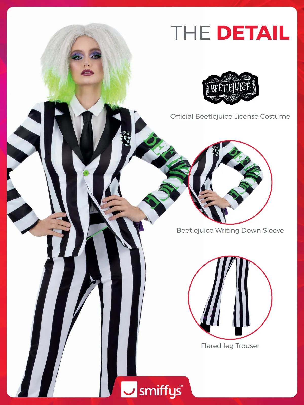 Beetlejuice Womens Costume