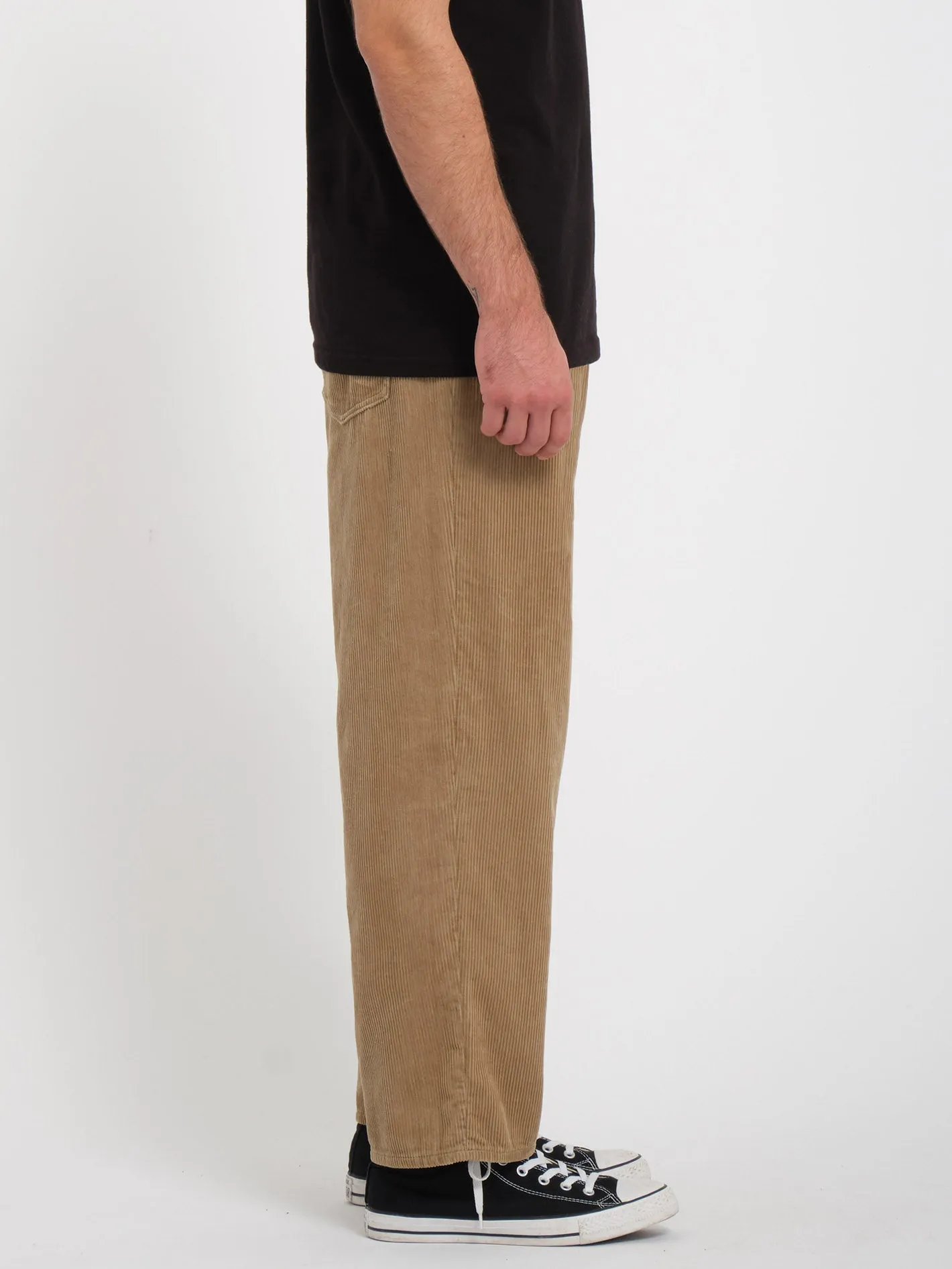 Billow Tapered Corduroy Trousers - Khaki