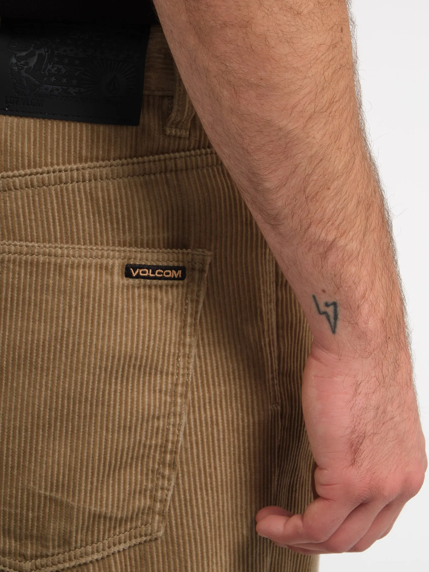 Billow Tapered Corduroy Trousers - Khaki