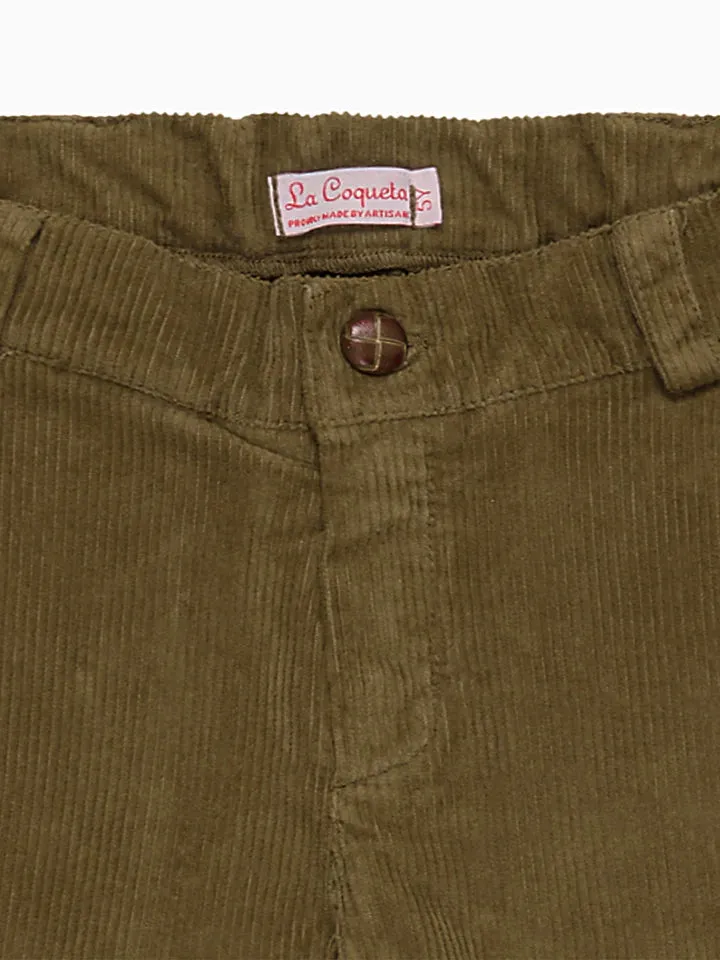 Biscuit Reinaldo Corduroy Boy Trousers