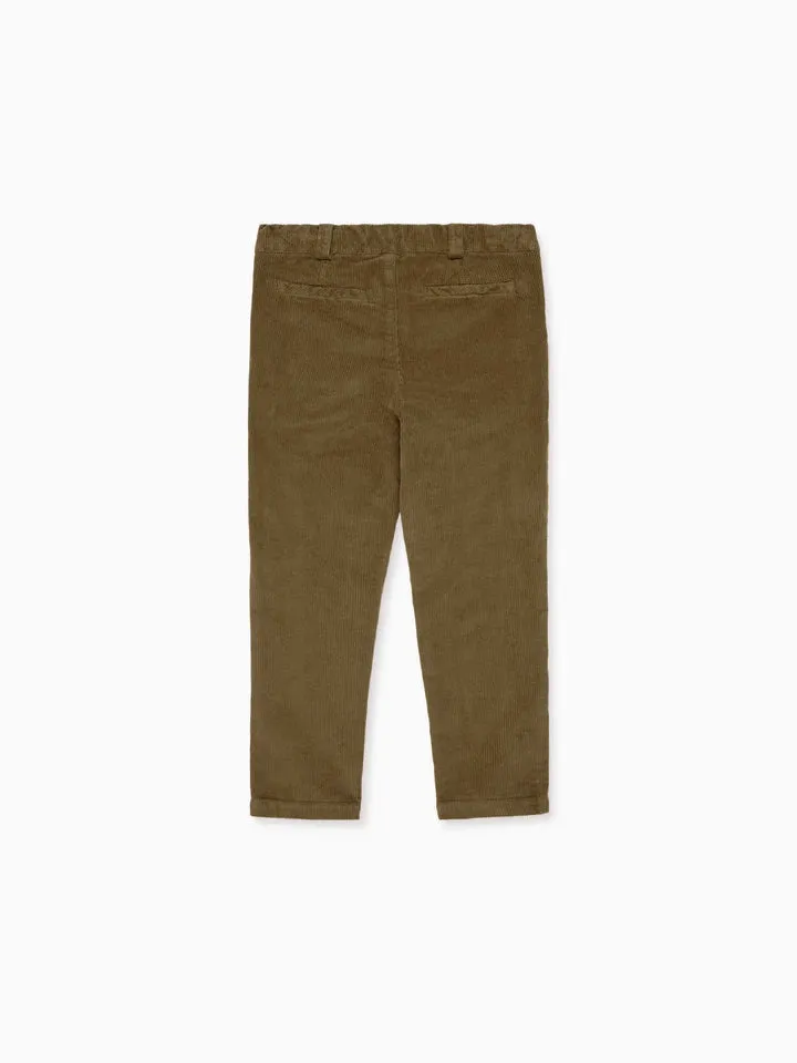 Biscuit Reinaldo Corduroy Boy Trousers