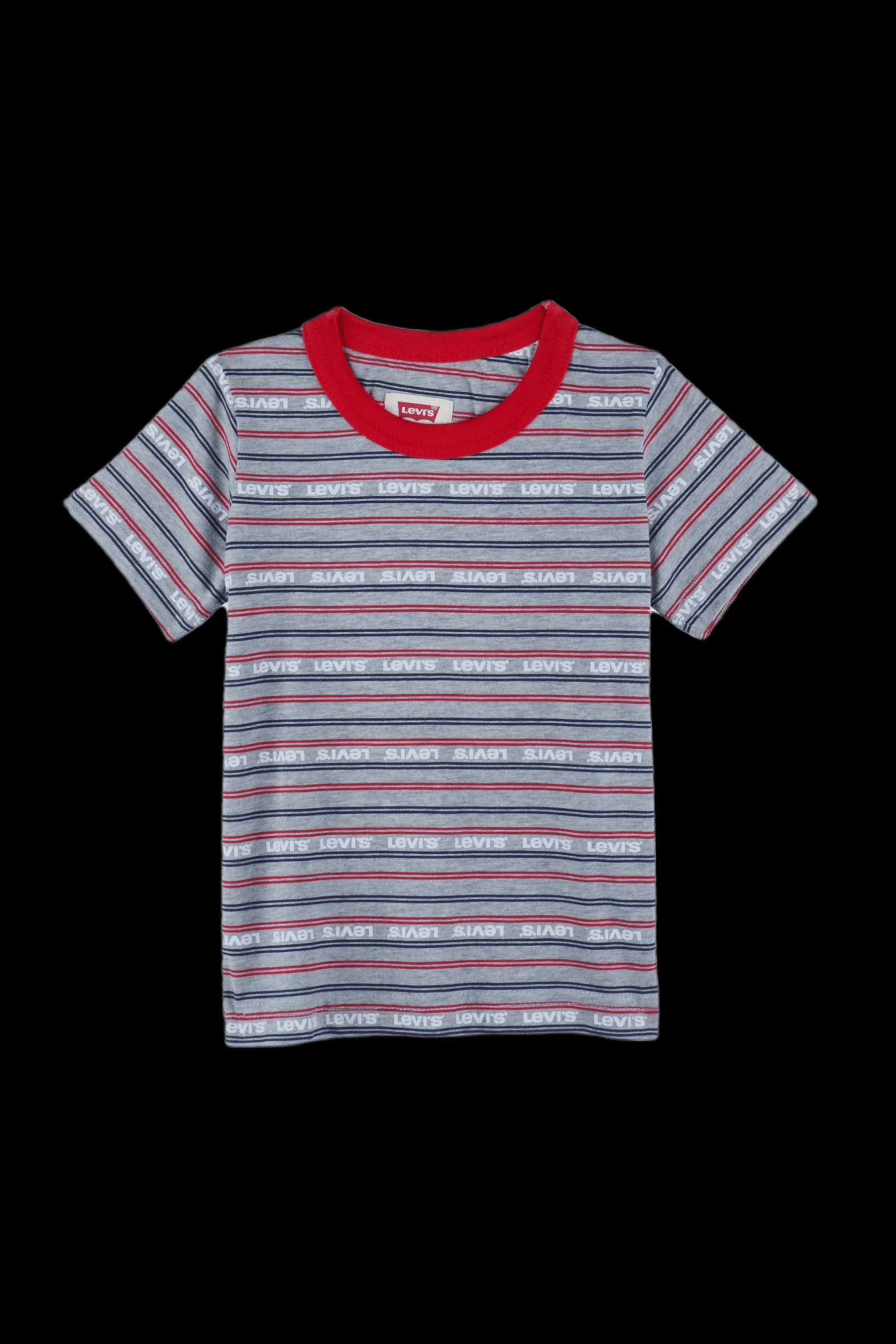 Boys Logo Striped Ringer T-Shirt