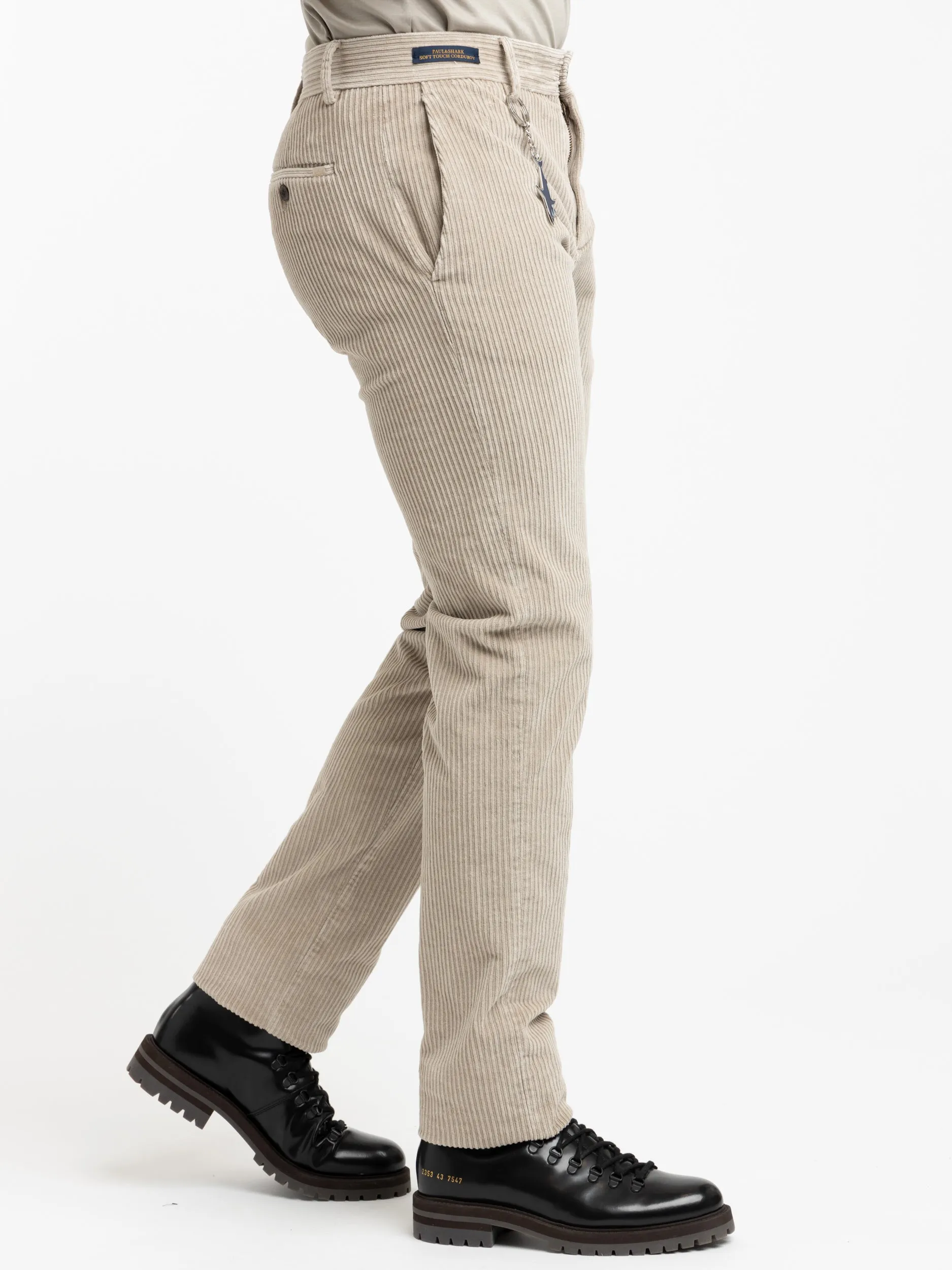 Brown Velvet Chino Trousers