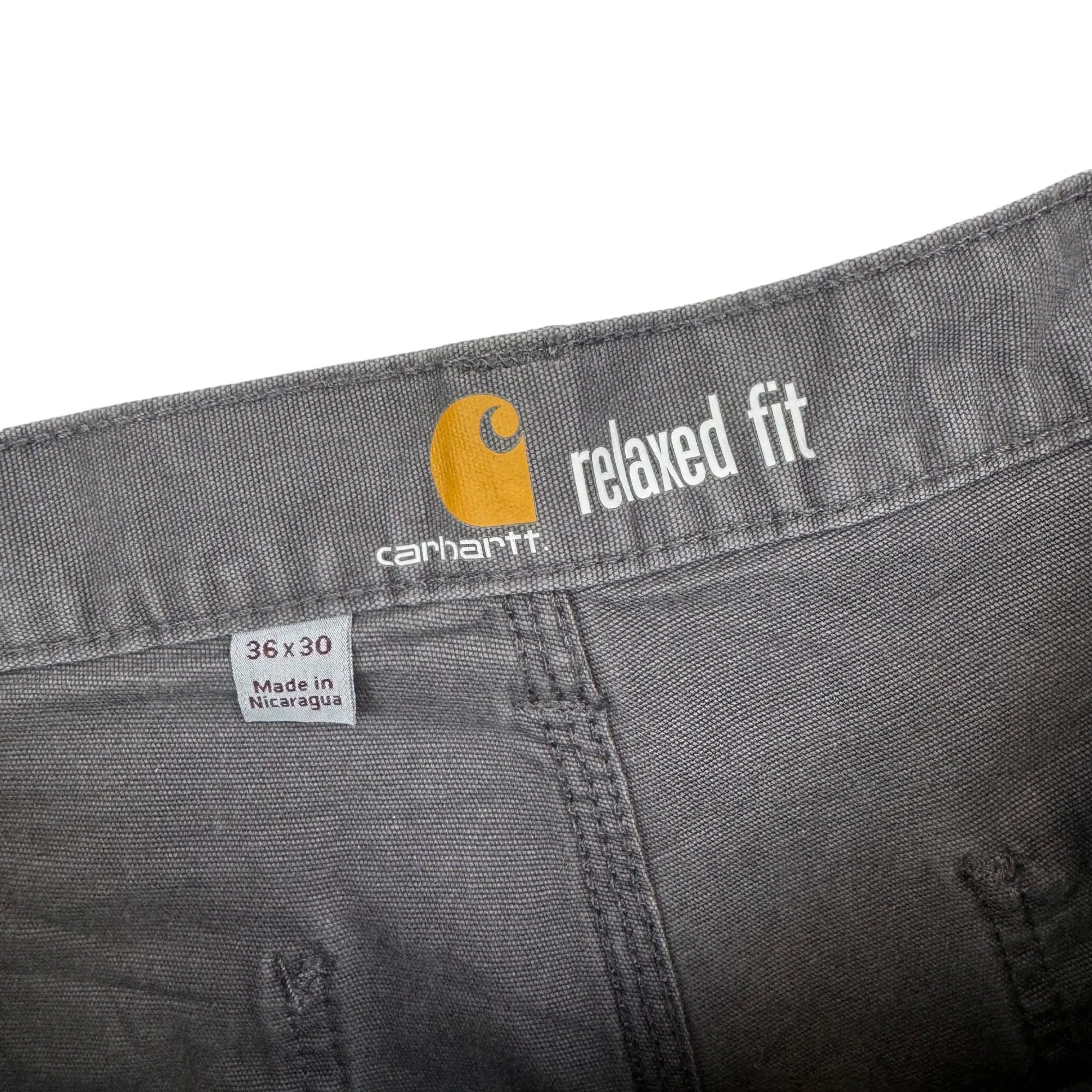 Carhartt Relaxed Fit Carpenter Trousers Grey