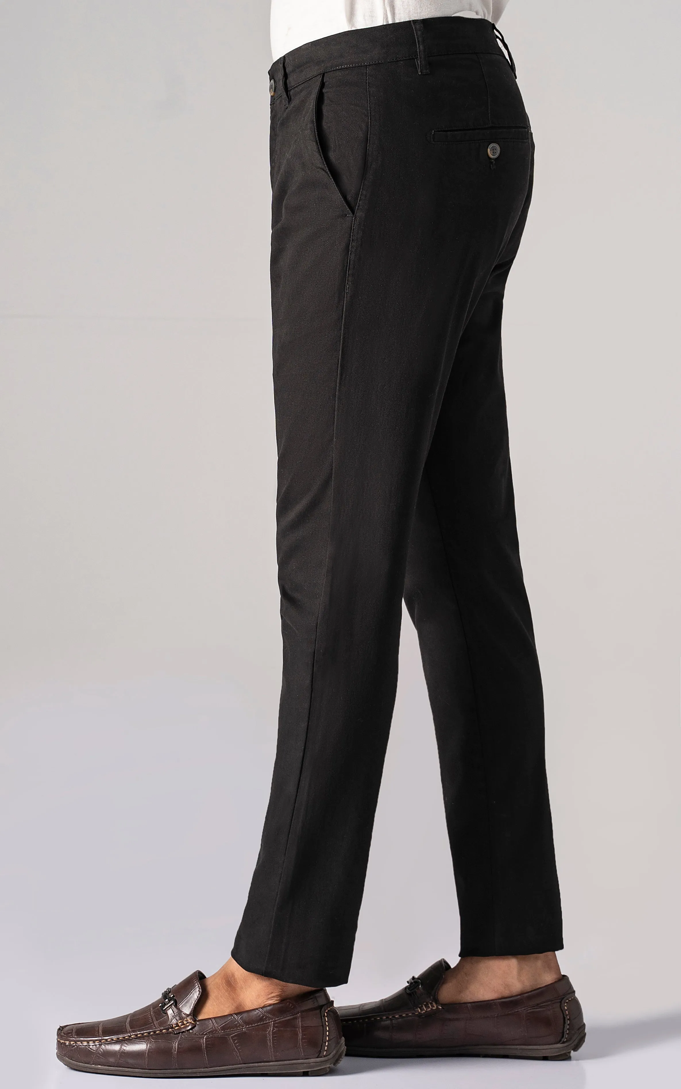 CASUAL PANT CROSS POCKET BLACK