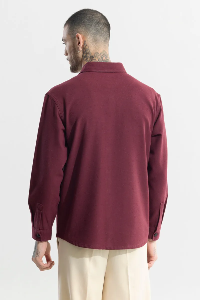 Clyster Maroon Overshirt