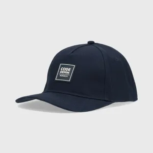 Code Unisex Rubber Badge Peak Cap Navy/White _ 182734 _ Navy