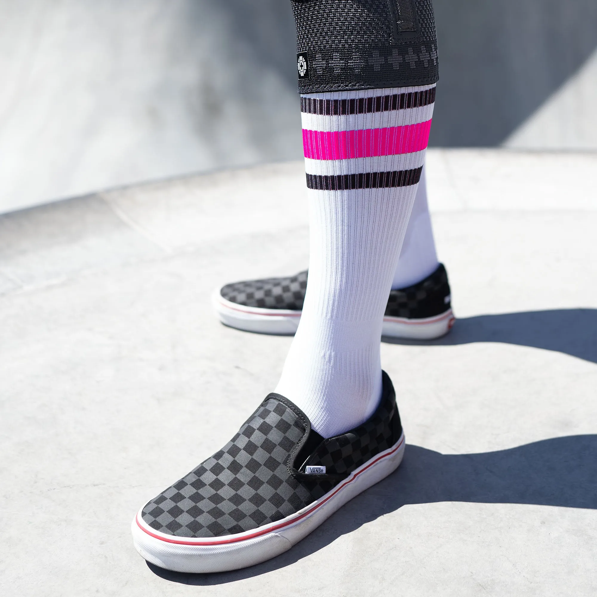 Compression Socks: PINK Stripes (2-Pack)