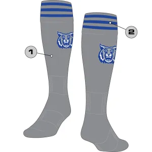 Custom Over the Calf Striped Soccer Socks - Finale