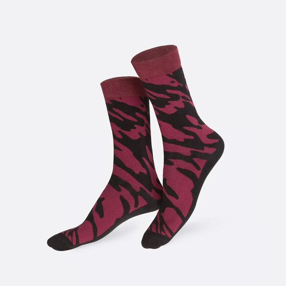 Eat My Socks: Wine Red