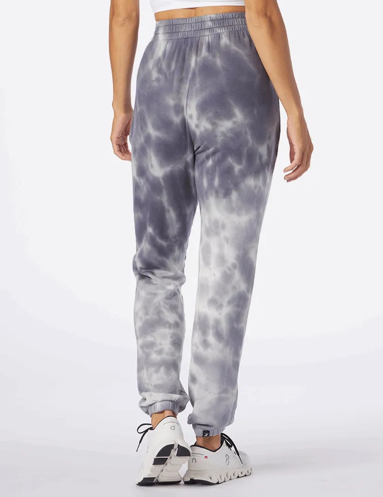 Glyder Women's Powder Jogger Pants - Indigo Ombre Blue