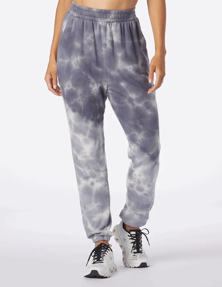 Glyder Women's Powder Jogger Pants - Indigo Ombre Blue