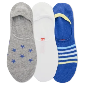 HOTSOX Men's Stars & Stripes 3 Pack Liner Socks