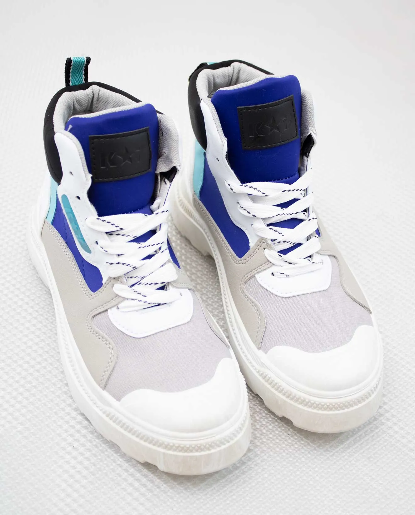 K7 Ladies High Sneaker Blue