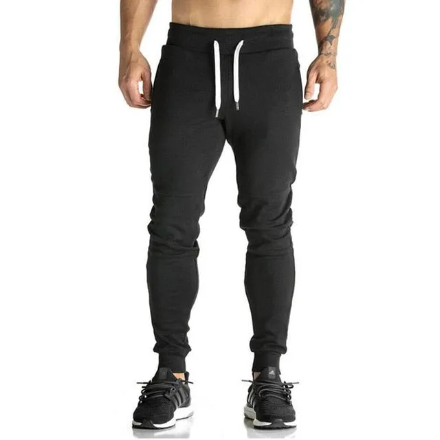 Men Casual Cotton Pencil Pants