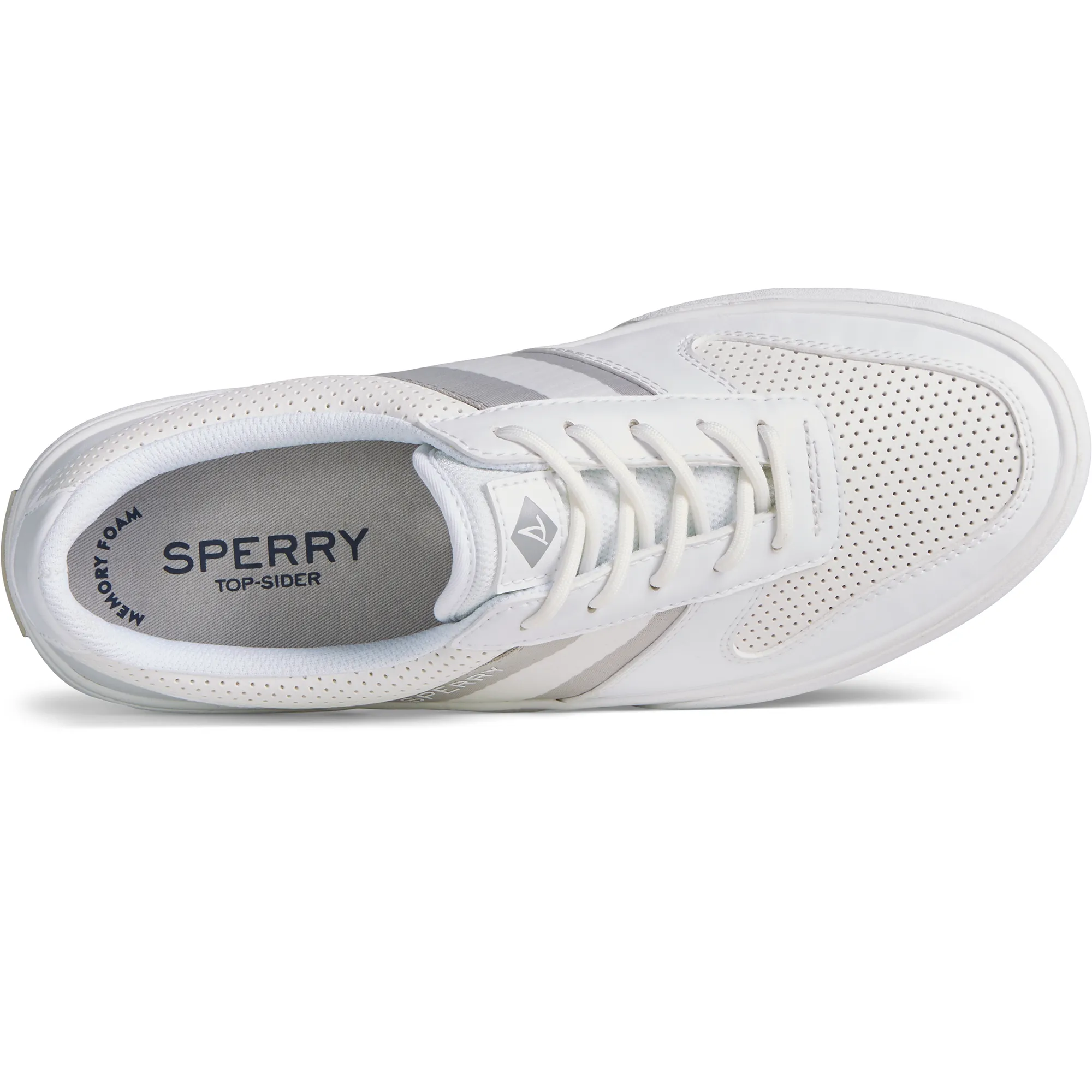 Men's Halyard Retro Sneakers - White (STS24067)