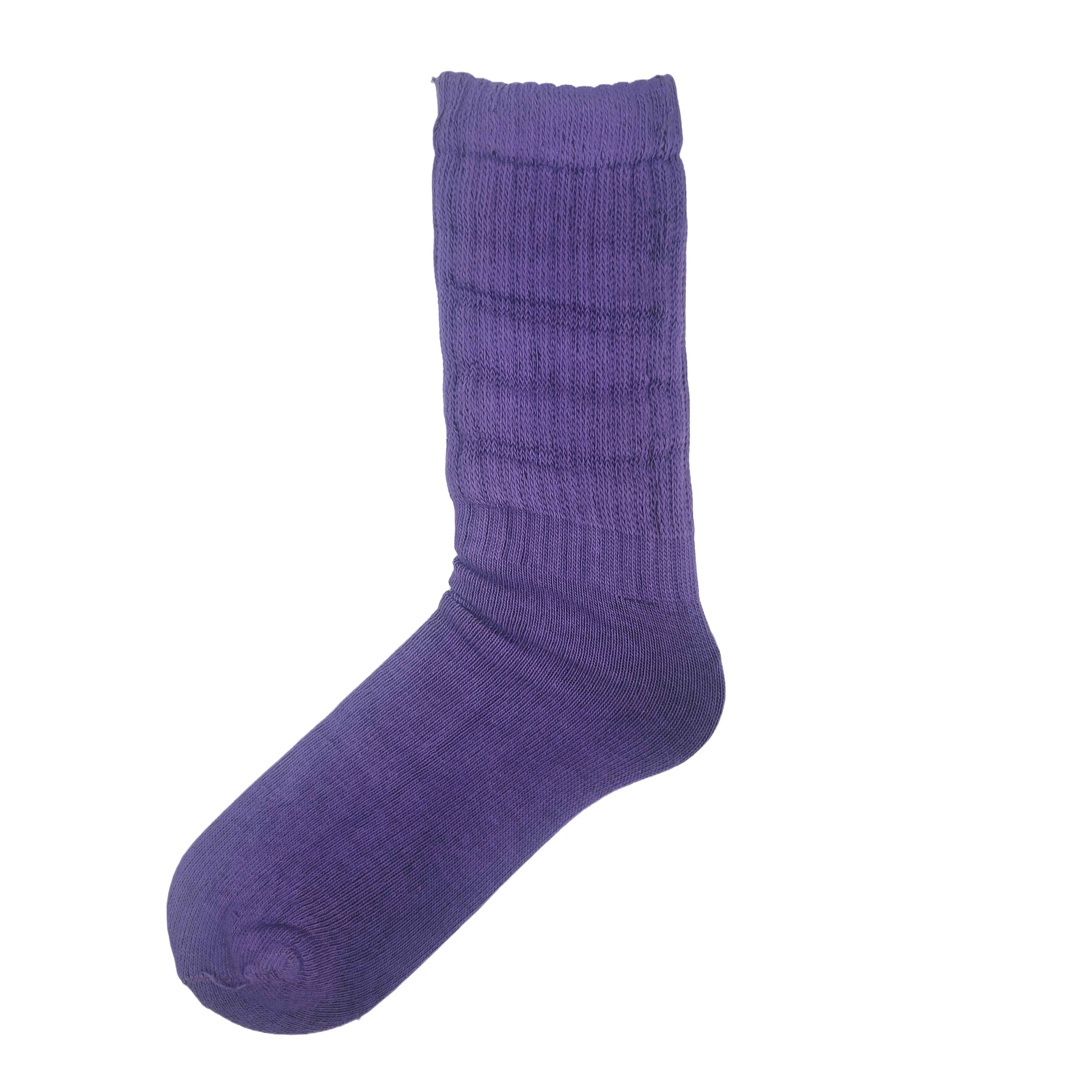 Purple Slouch Socks (Adult Medium - Women's Shoe Sizes 5-10)