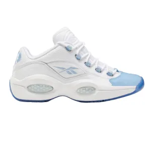 Reebok Men's Question Low Basketball Shoes - White / Fluid Blue / Reebok Ice-A1