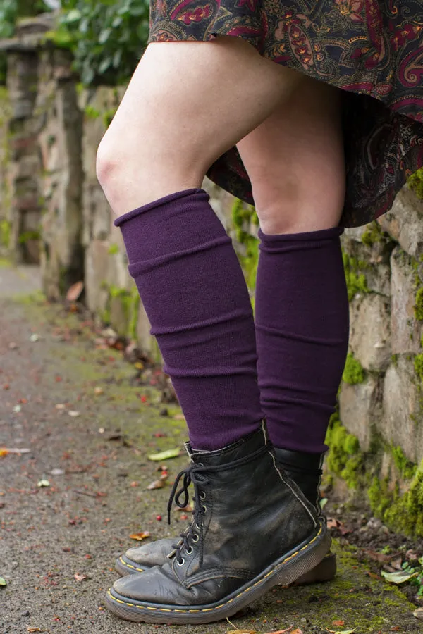 Roll Top Knee Socks