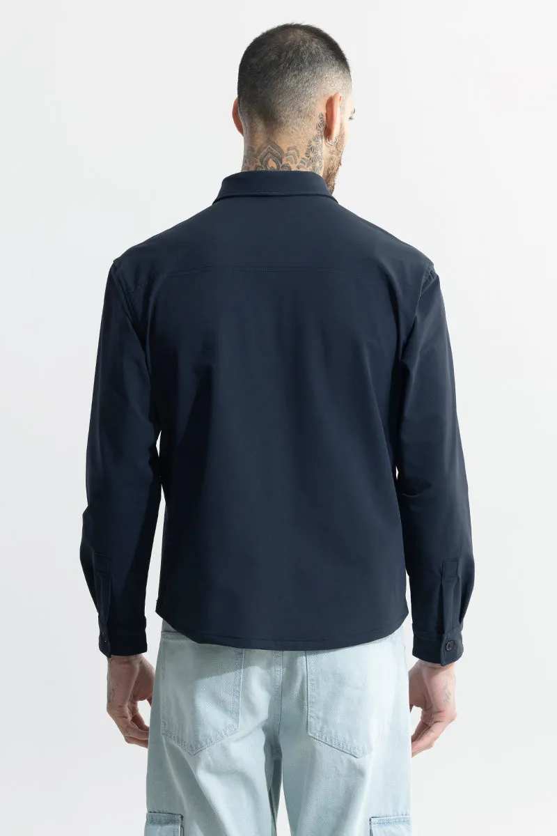 Spoondrift Navy Overshirt