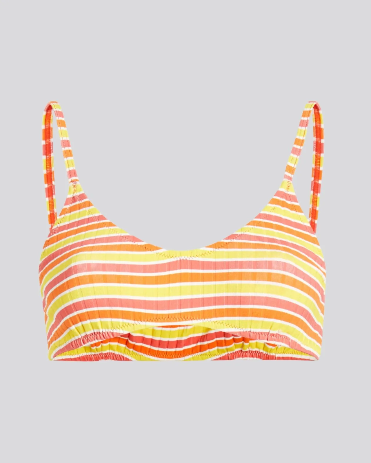 The Rachel Ribbed Bikini Top