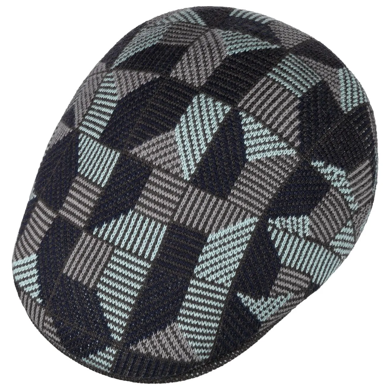 Tiled 507 Flat Cap by Kangol